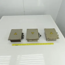 Harting HS12 7" x 6" x 3" Electrical Enclosure W400V 16A 6 Pin Connector Lot/3