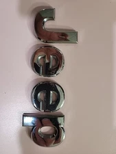 JEEP HOOD EMBLEM. CHROME, RECONDITIONED.  OEM USED