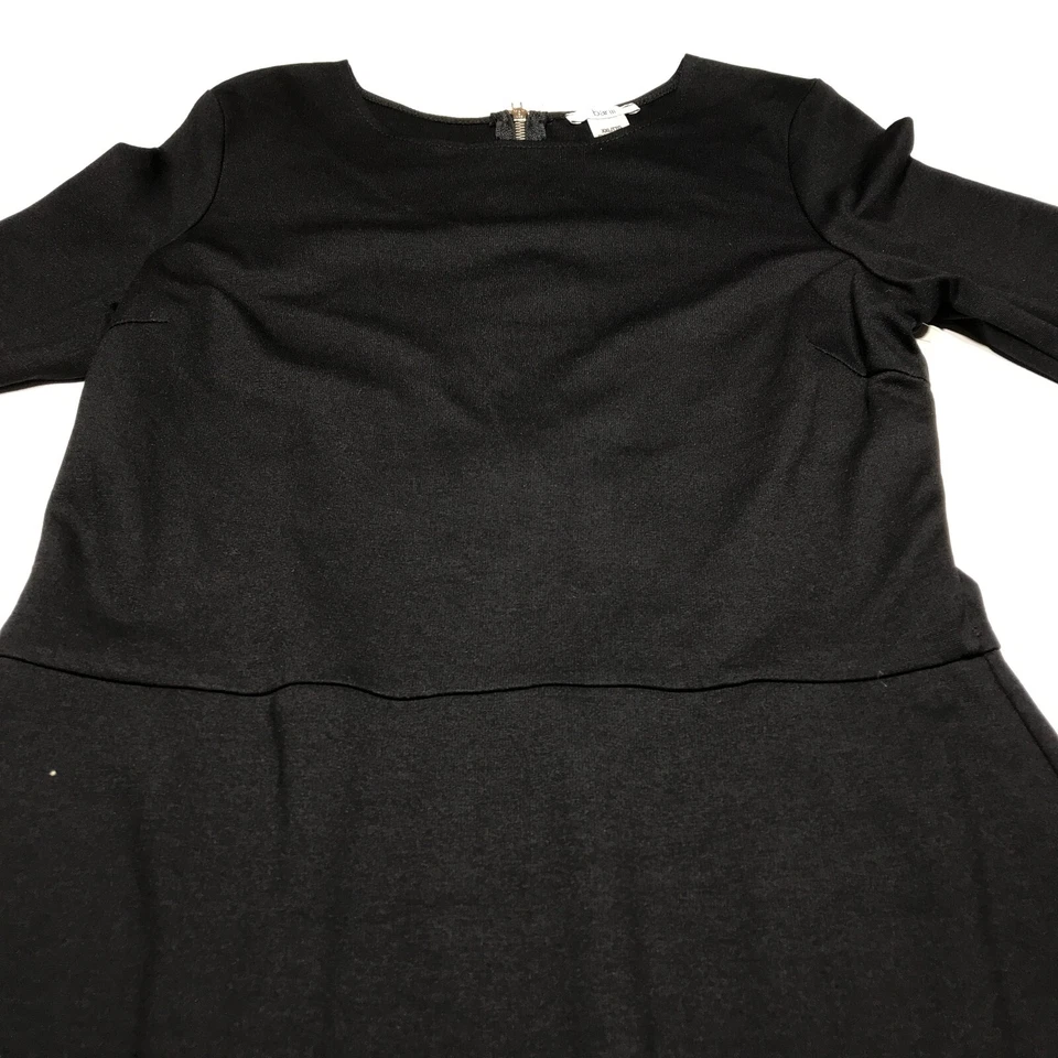 Платье женское Bar III размер 2XL черное с коротким рукавом футляр асимметричный подол эластичное - Изображение 3 из 4