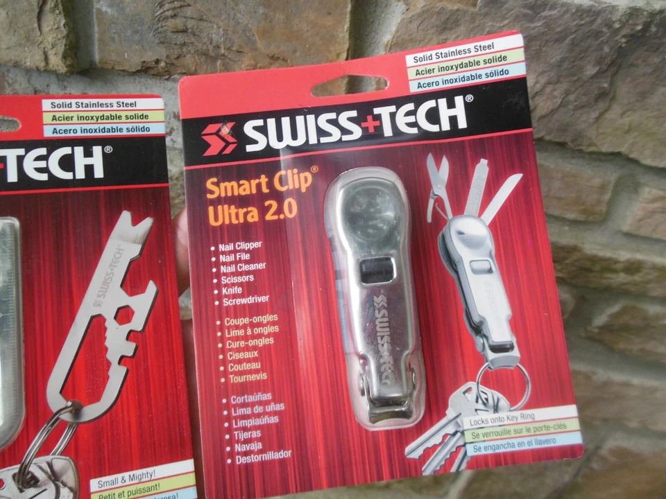 SWISS TECH Llave Micro-Slim Barra de Palanca y Clip Inteligente Ultra 2.0 Nuevo en Paquetes Foto 2 de 4