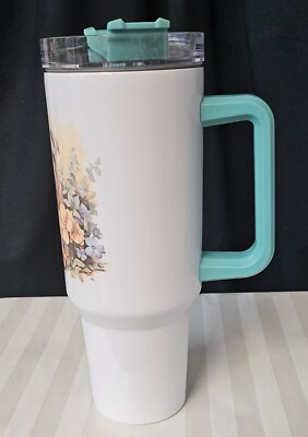 Dogs in Flowers 40oz Tumbler multiple breeds 3