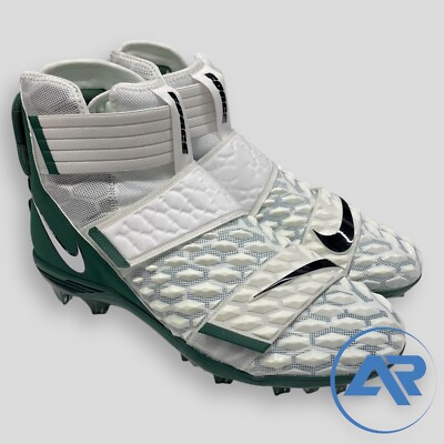 Nike Force Savage Elite 2 White/Fir Green Football Cleats Size 14 BV3962-104