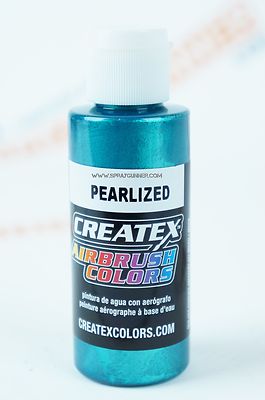 Createx Airbrush Colors 5303 Pearl Turquoise 2oz. water-based pearlized paint 