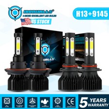Combo H13 9008 LED Headlight 9145 DRL Fog Lights Bulbs for 2004-2014 Ford F-150