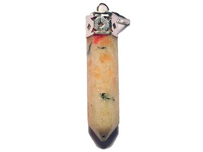 Halb Edelstein Anhänger  2,5-4cm Bergkristall Amethyst u.a. ciondolo colgante