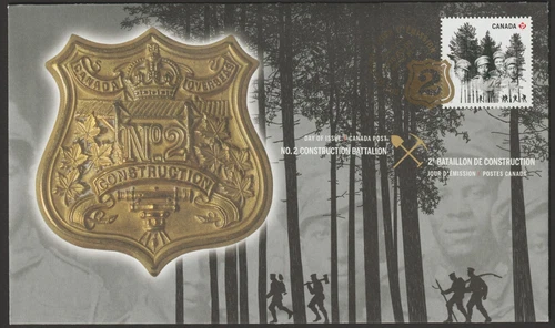 Canada #2895, Black History, Construction Battalion, First Day Cover, FDC 2016