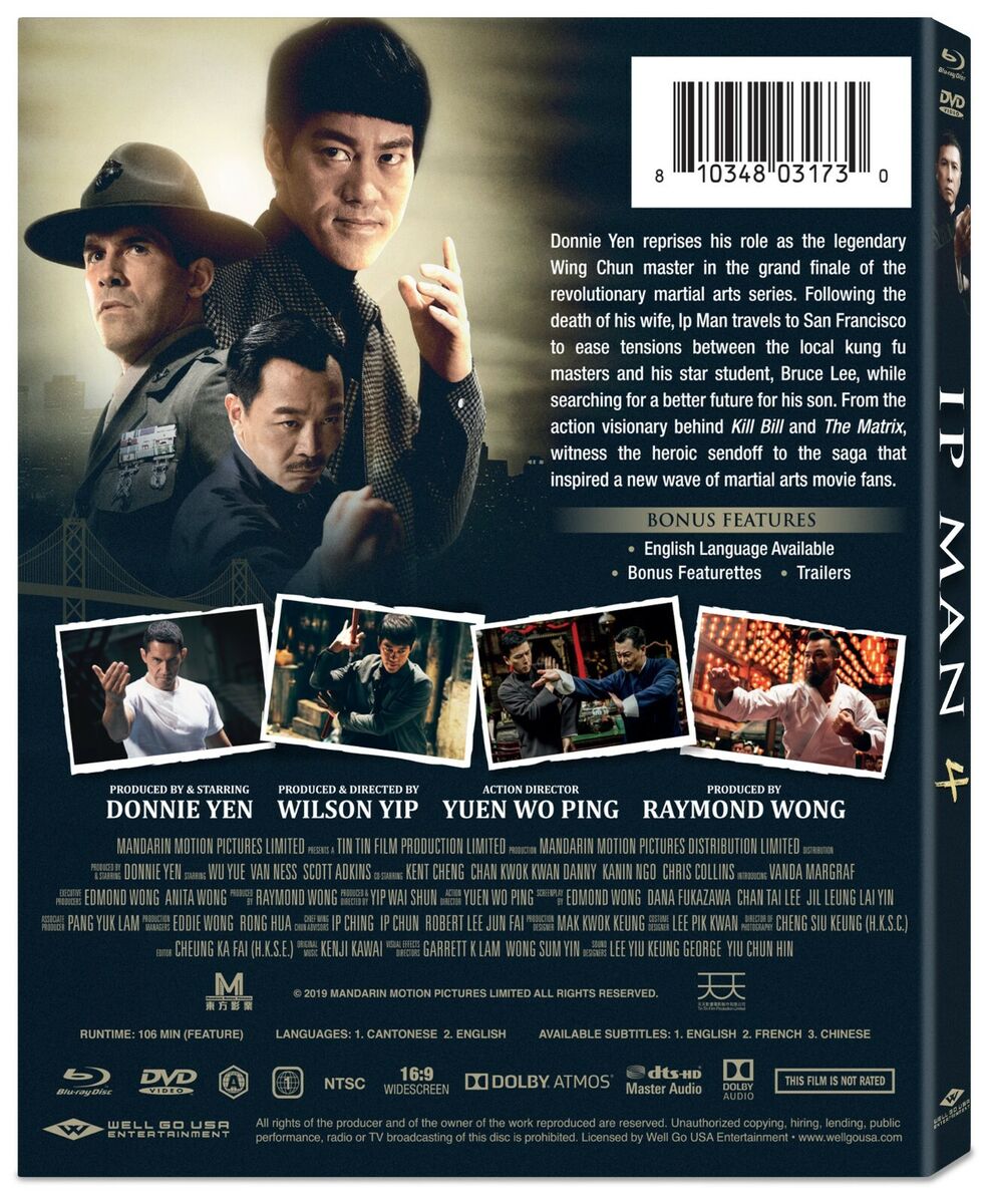 Dvd Ip Man O Grande Mestre 4 O Confronto Final