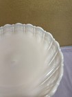 Nude clamshell Compote In Opalescent Pink Milk Glass Figurine Stand vintage — photo 9