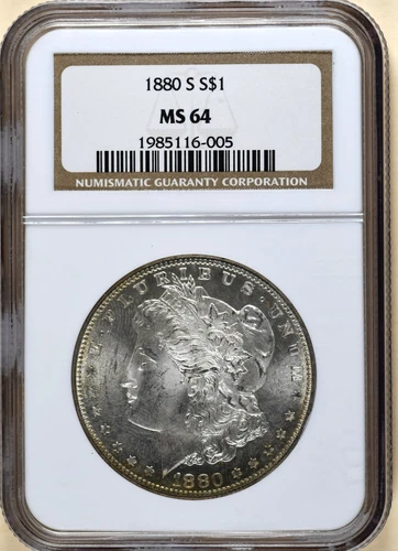 1880 S Morgan Dollar NGC MS64
