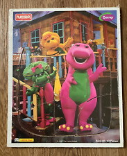 VINTAGE 1997 Barney, Baby Bop and B.J. Clubhouse puzzle NEW SEALED 