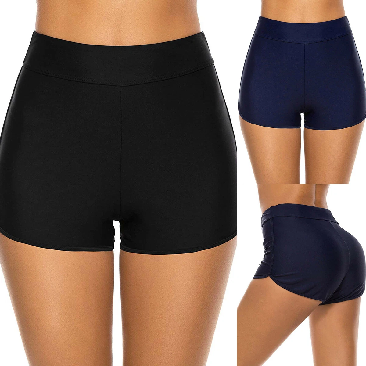 Women s High Waist Bikini Swim Pants Shorts Bottoms Swimsuit Swimwear Bathing