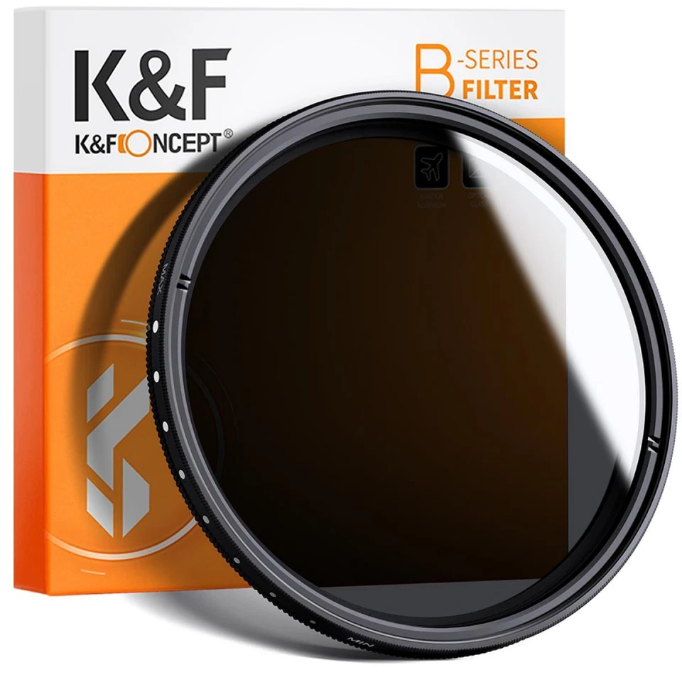 K&F Concept ND2-ND400 Lens Filter Variable Neutral Density 55/62/67/72/77/82mm - Image 3 of 4