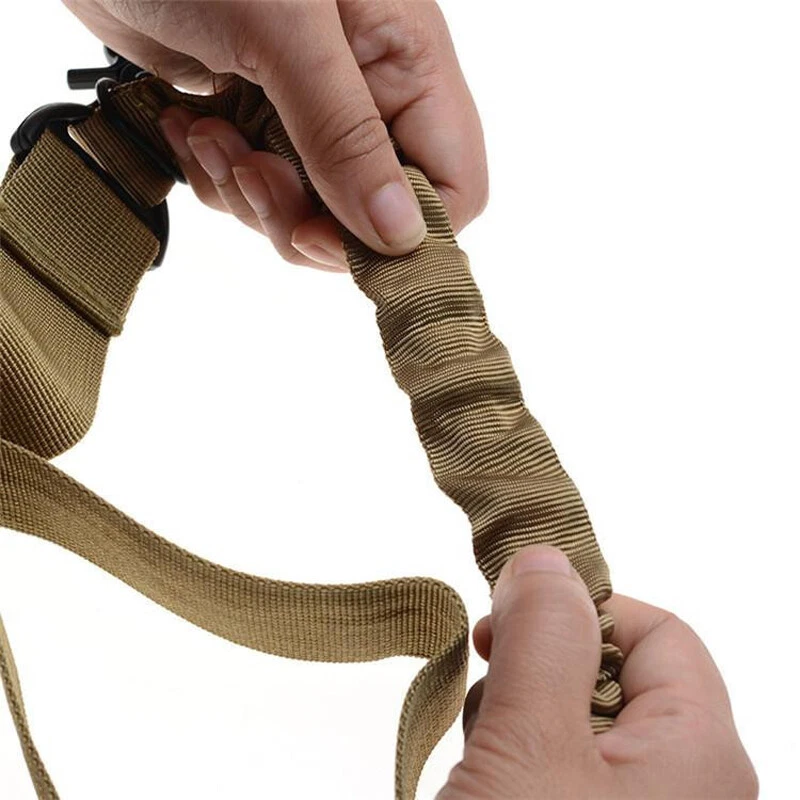 Tactical Gun Sling Shoulder Belt Strap Quick Release Bungee Point Rifle Sling - Image 4 of 4