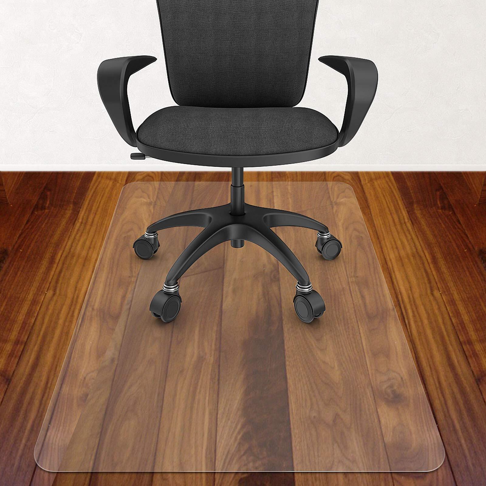 30x48 Clear Hardwood Floor Chair Mat - Easy-Glide Small Office Mat-image