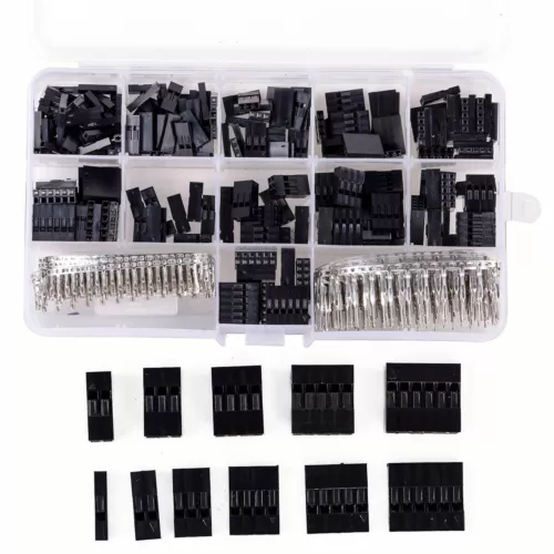 620x Sortiment Pinheader Buchsenstecker 2,54mm Dupont Raster + Crimpkontakte Set - Bild 5 von 16