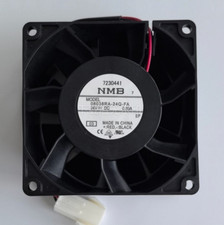 NMB 08038RA-24Q-FA DC24V 0.80A 8038 8CM 2-Wire Inverter Cooling Fan
