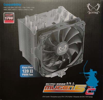 MUGEN 5 SCMG-5200 CPU-Kühler INTEL AMD Support Intel LGA 1700 Neu