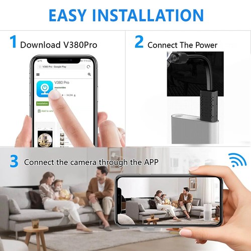 Mini USB Wifi Camera HD 1080P Security Nanny Cam DVR Wireless Motion Detection - Picture 16 of 22