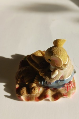 1997 Priscilla Hillman Mouse Tales Raspberry Tarts Enesco - Picture 3 of 6
