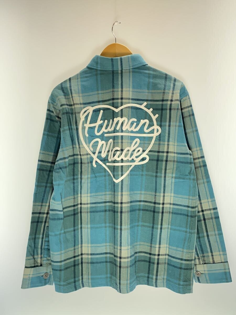 HUMAN MADE 23SS/CHECKED OVERSHIRT/Long-sleeved shirt/L HUMAN MADE 23SS/CHECKED OVERSHIRT/Long-sleeved shirt/L