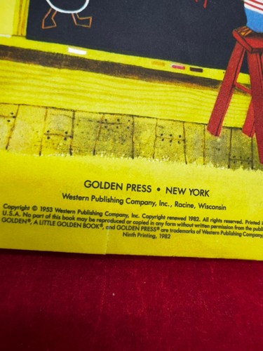 Vintage A Little Golden Book RABBIT AND HIS FRIENDS Richard Scarry 1982 - Picture 4 of 4