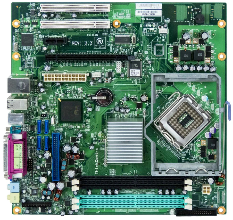 Lenovo 41X0436 LGA775 4x DDR2 Motherboard For Thinkcentre A52 - Image 2 of 3