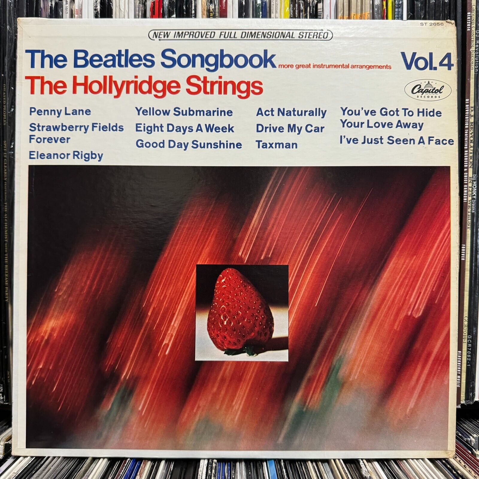 THE HOLLYRIDGE STRINGS - BEATLES SONGBOOK VOL. 4 (VINYL LP)  1967!!!  RARE!!!