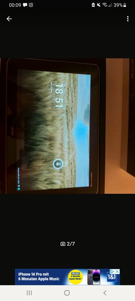 acer iconia tab - Bild 2 von 4