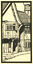 miniature 1  - Mid 20th Century Pen and Ink Drawing - British Street