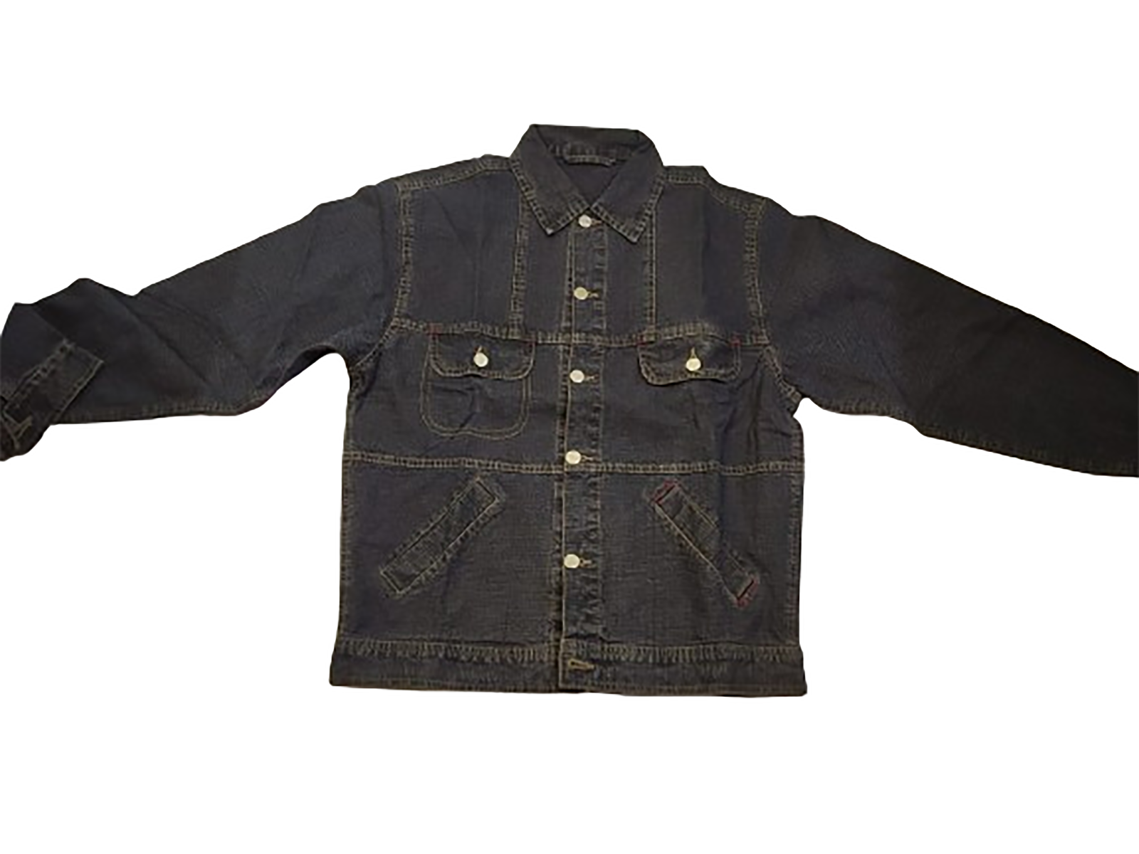RSINC Dark Grey Denim Jacket for Men - XL Size Perfect for Parties & Functions-image