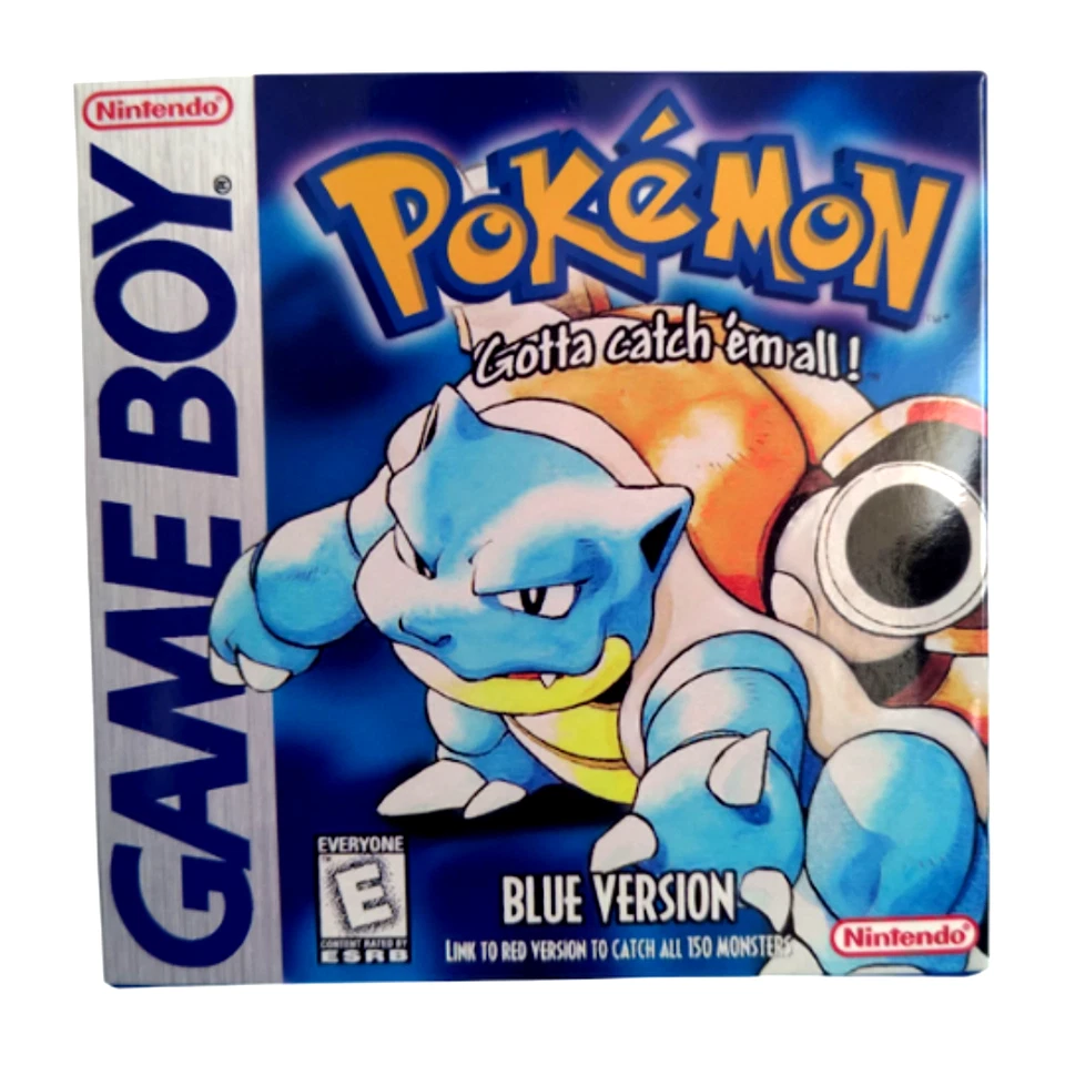 Pokémon Blue Version Game Boy Premium Replacement Box + Insert + Protector - Image 4 of 4
