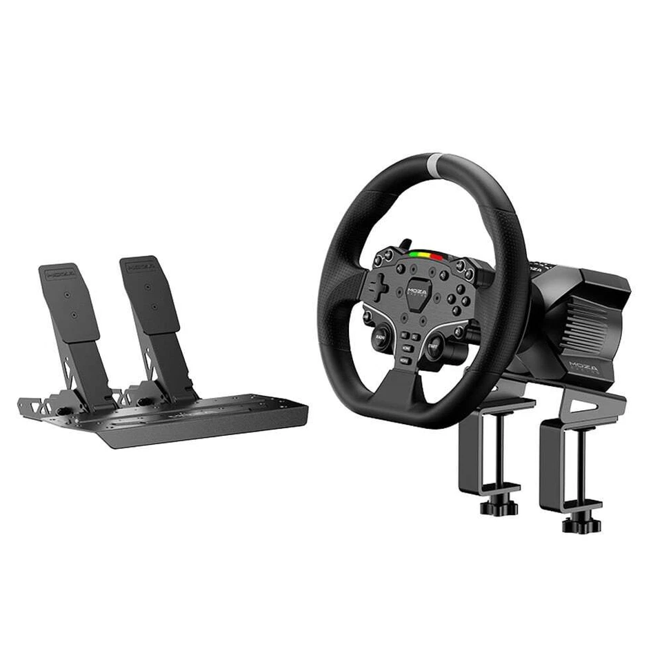 MOZA Racing R3 Racing Wheel and Pedals Bundle For PC NEW.
