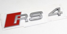 Original Audi RS4 Schriftzug hinten Aufkleber Heckklappe Emblem Tuning OEM