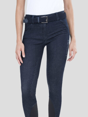 Equiline Jeansreithose für Damen mit Halbbesatz CALYK