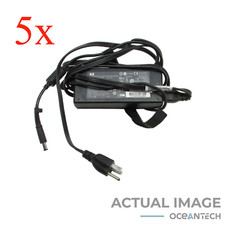 Lot of 5 HP 120W 18.5V 6.5A Various Large Barrel AC Charging Adapter 5x