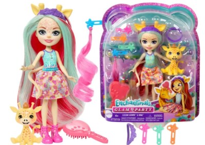 ENCHANTIMALS DELUXE GIRAFFE DOLL HAIR HNV29