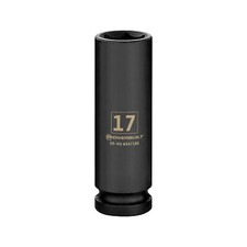 Powerbuilt 12 Inch Drive X 17 Mm 6 Point Deep Impact Socket - 647186
