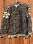 DALE OF NORWAY Black and White 1/4 Zip Fair Isle Wool Knit Sweater Size S — photo 7