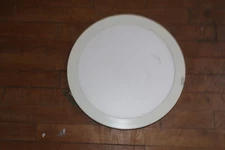Integrated LED Edge-Lit Round Flat Panel Flush Mount Ceiling Light - Dirty