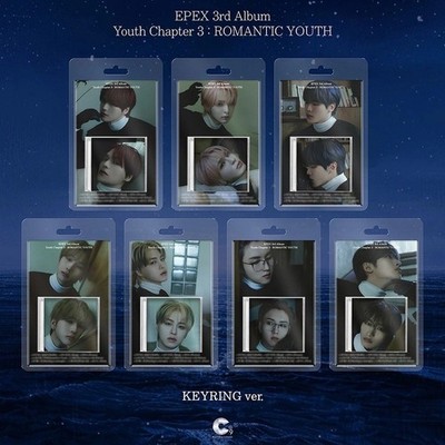 EPEX [YOUTH CHAPTER 3:ROMANTIC YOUTH] 3rd Album KEY RING Ver/QR+Chain+Photo Card