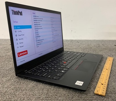 Lenovo ThinkPad X1 Carbon Gen 8 14'' i7-10610U 16GB RAM 1TB NVMe, Boots to BIOS