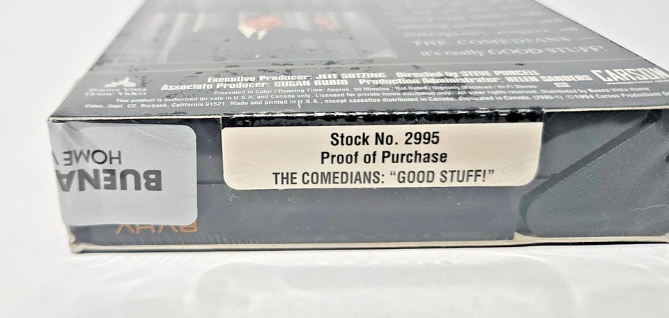 The Comedians: "Good Stuff!" (VHS 1994) NEW Factory Sealed - Image 3 of 4