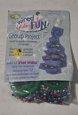 Wired for Holiday Fun Group Project Kit Makes 12 Beaded Spiral Tree Ornaments