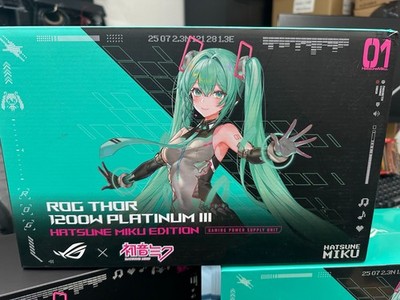 ASUS ROG Thor 1200W Hatsune Miku Edition 80 Plus Platinum ATX 3.1 Power Supply