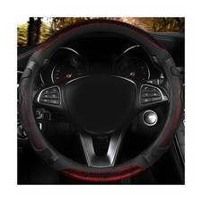 15-Inch Anti-Slip Steering Wheel Cover with 3D Honeycomb Design for Cars SUVs