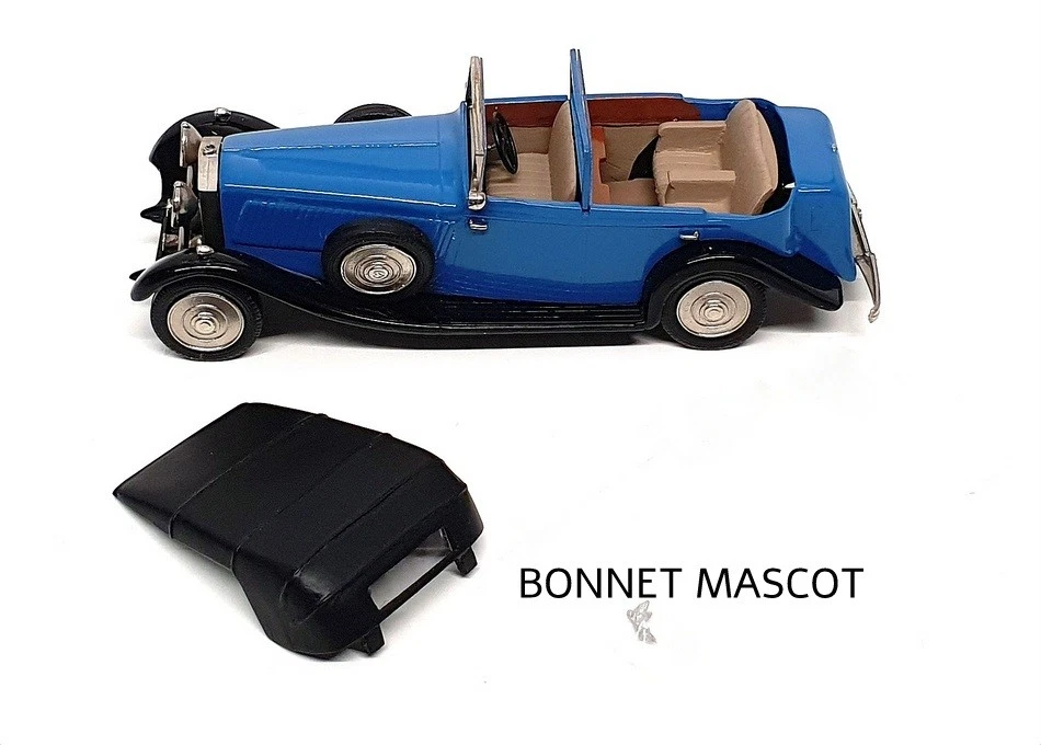 Western Models 1/43 Scale WMS36 - 1927 Rolls Royce Weymann - REWORKED Blue/Black - Image 4 of 4