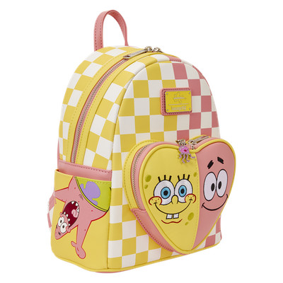 ( Mega Sale ) Loungefly SpongeBob SquarePants Patrick Checkered Mini Backpack