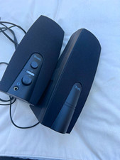 Trust 2.0 Wired USB Computer Speakers 3.5mm Jack Volume Control Black