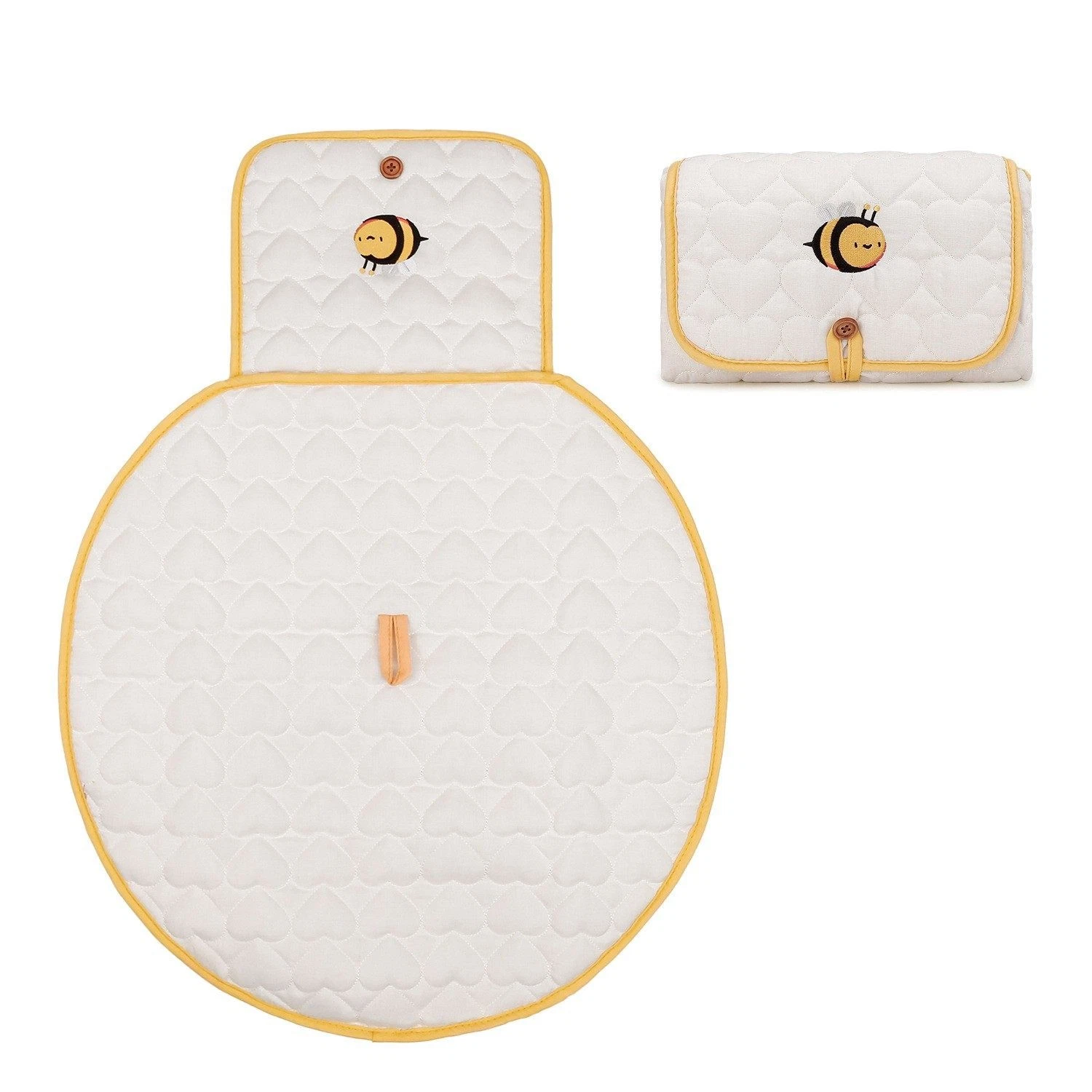 Baby Diaper Storage Bag with Changing Mat Mother and Baby Travel Seat Cushion