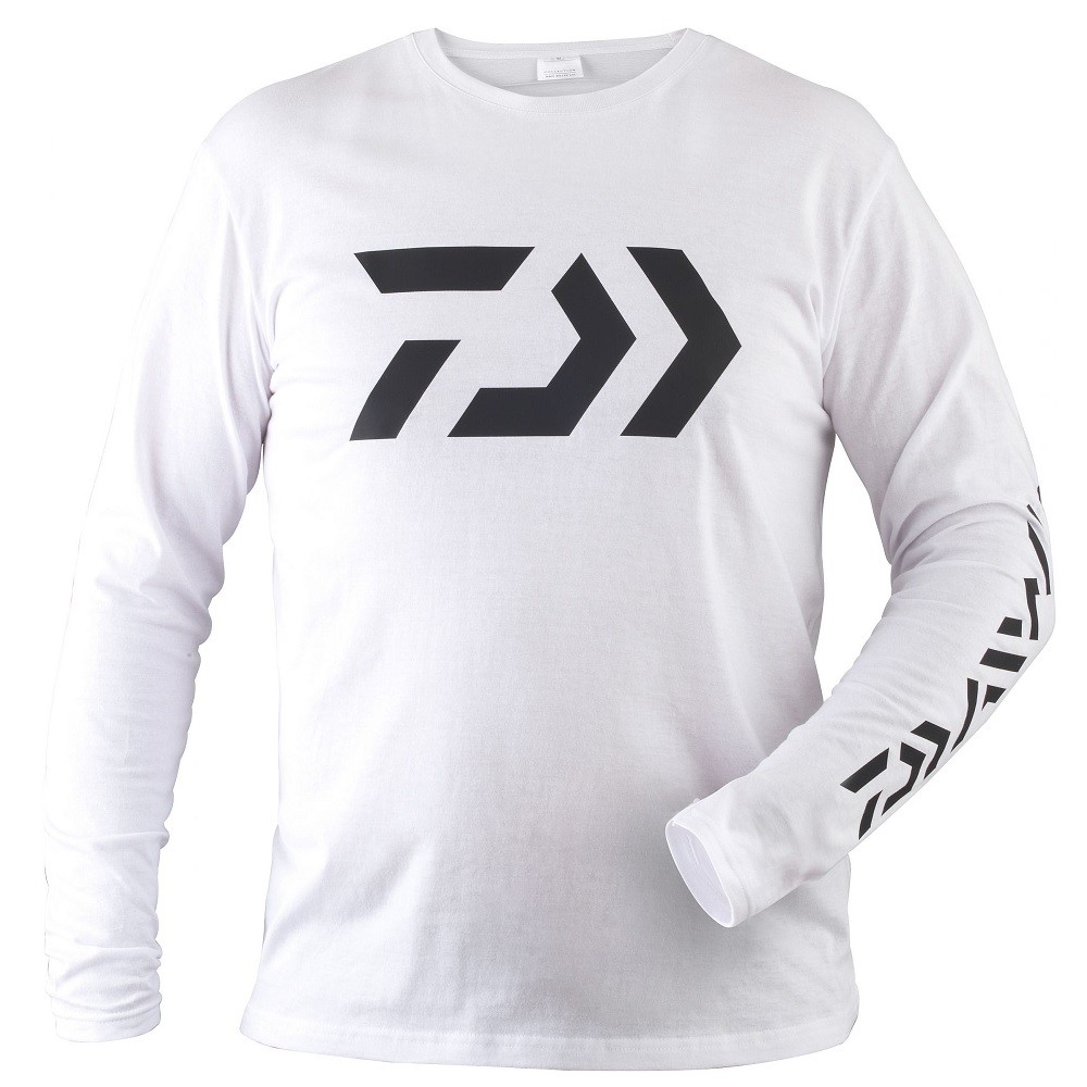 Daiwa D-Vec Longsleeve Shirt Gr L White Langarmshirt T-Shirt Angelshirt 7690₽